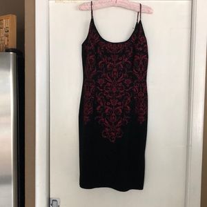 Red/black dress